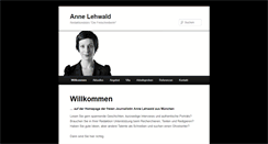 Desktop Screenshot of annelehwald.de