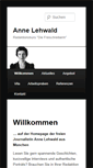 Mobile Screenshot of annelehwald.de